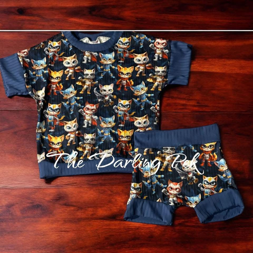 4T SS Dolman & Banded Shorties