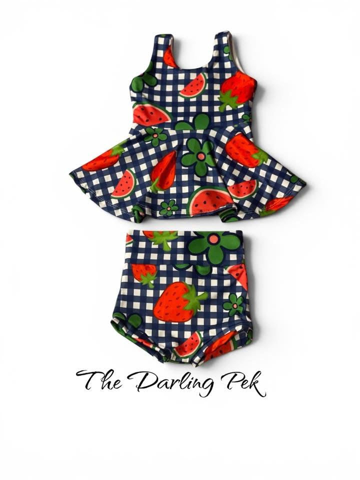12/18m Tank Brielle Peplum & Bummies