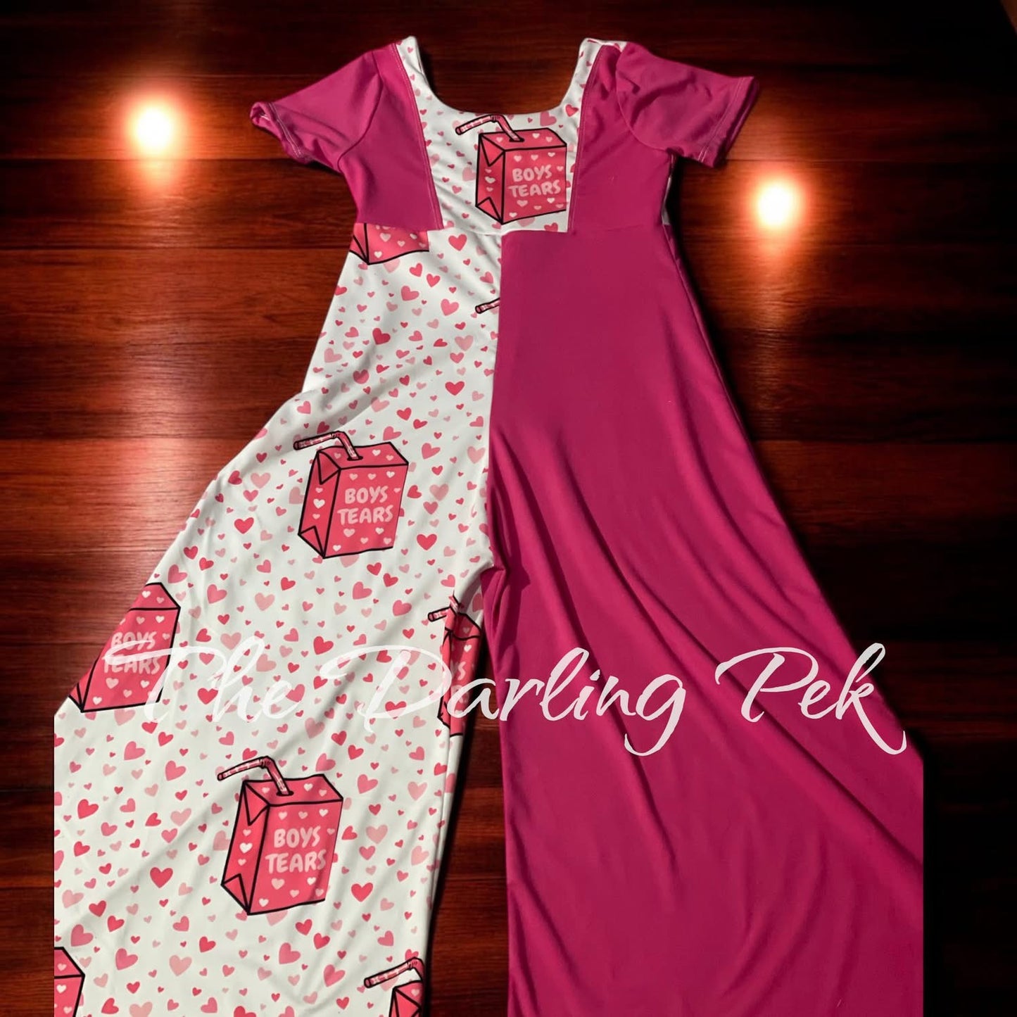 Sz 7 SS Petal Pants Romper