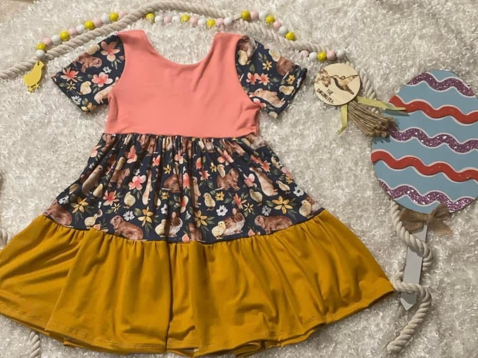 RTS - 4T Magnolia Tiered Dress
