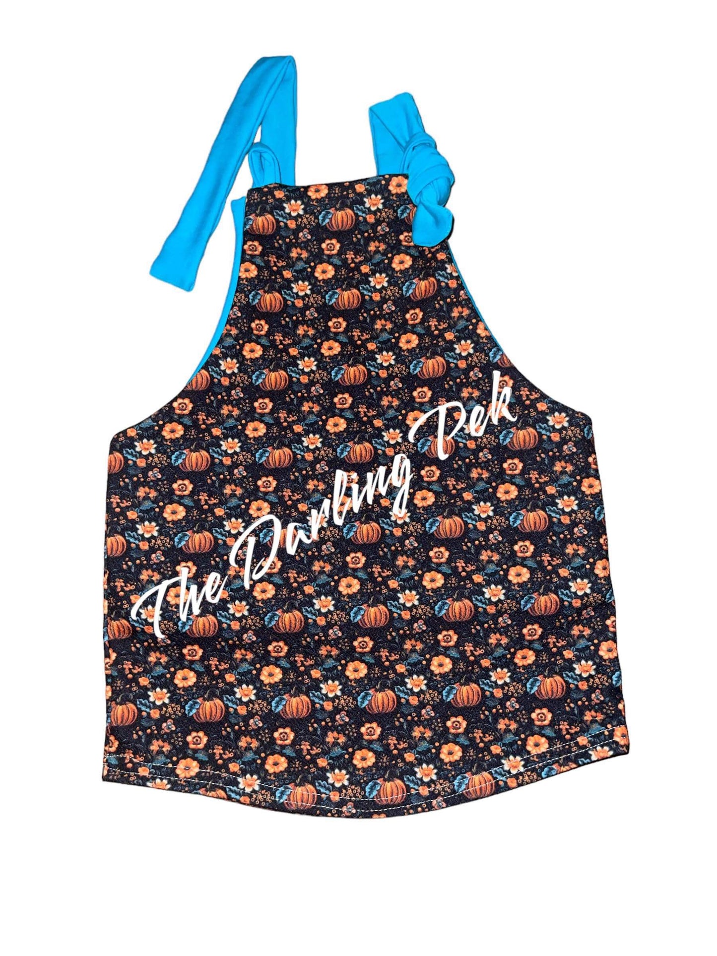 Teal Pumpkin - Knotty Overall Dress