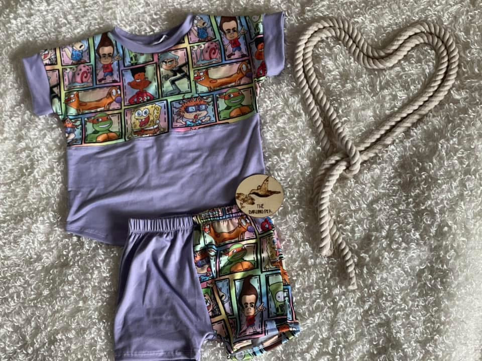 RTS Set - 3T Slate Dolman & Play Shorts