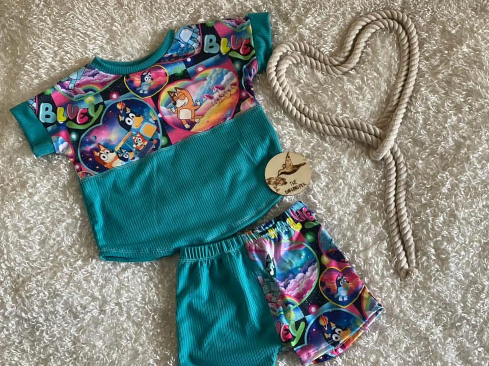 RTS Set - 3T Slate Dolman & Play Shorts