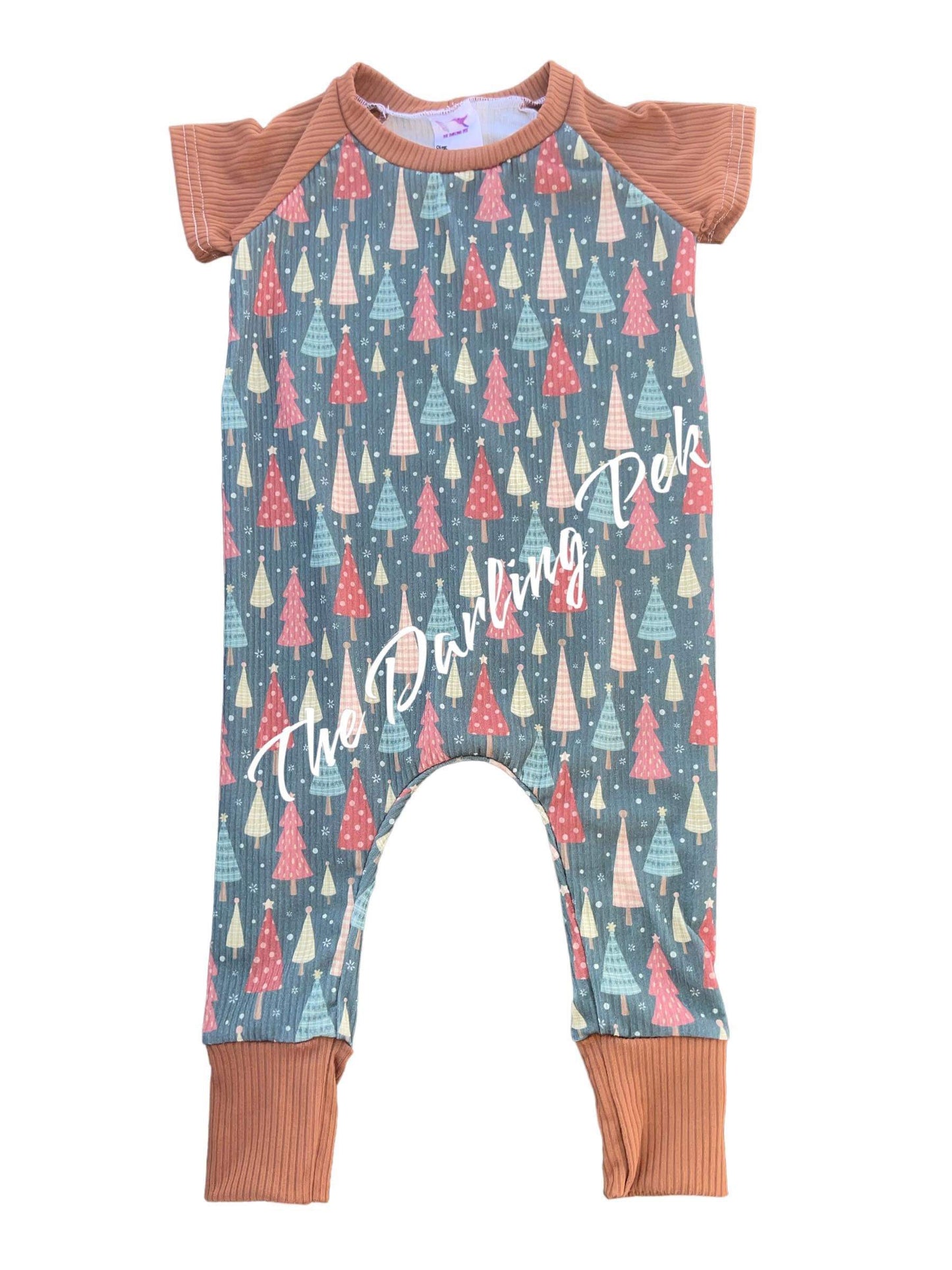 Colorful Trees - Raglan Pants Romper