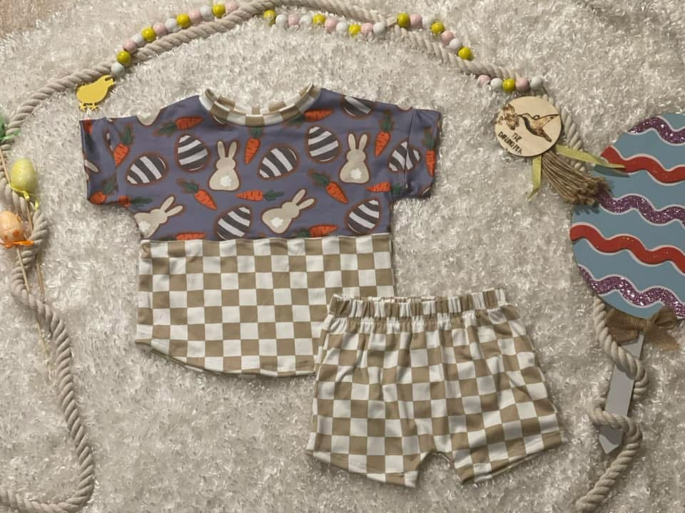 RTS Set - 12/18m Slate & Play Shorts