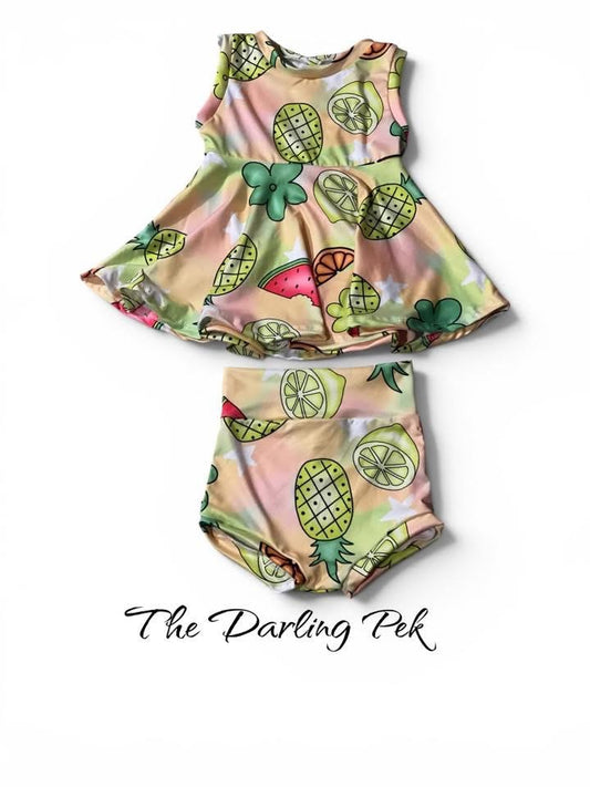 2T belladonna tank peplum & Bummies