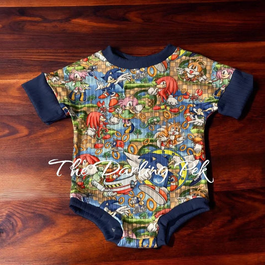 6/9m SS Cozy Tee Romper