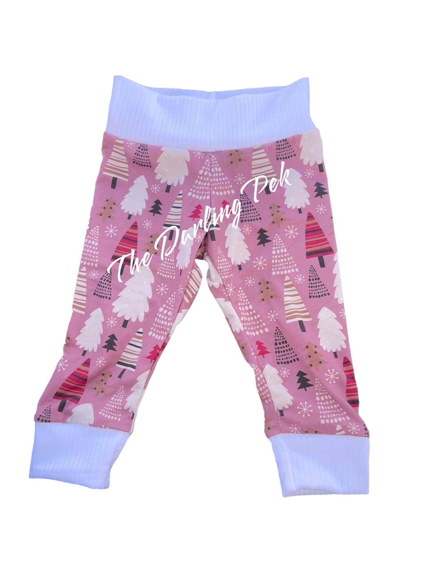 Mauve/White Trees - Leggings