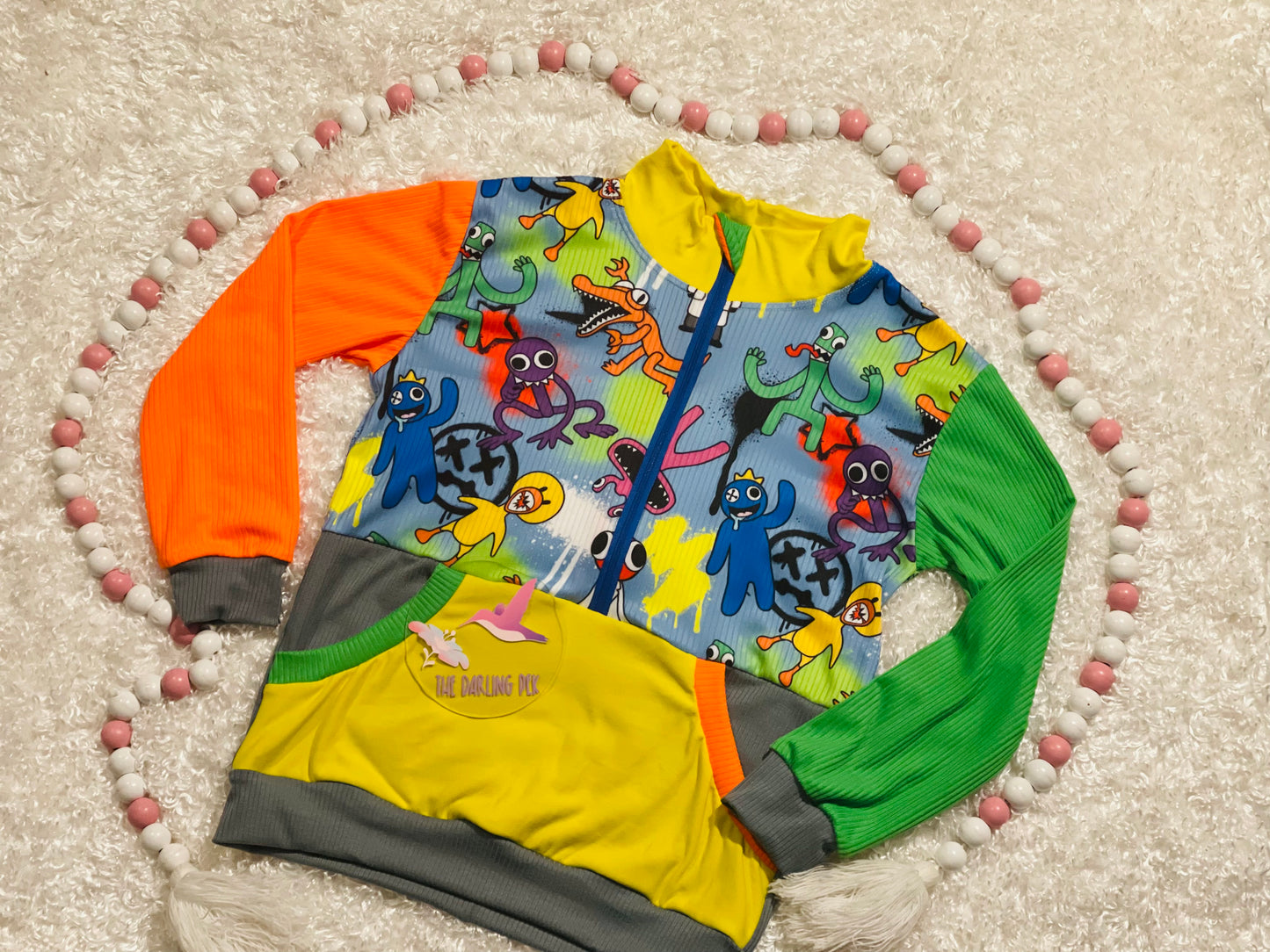 6/7 Rainbow Friends Half Zip