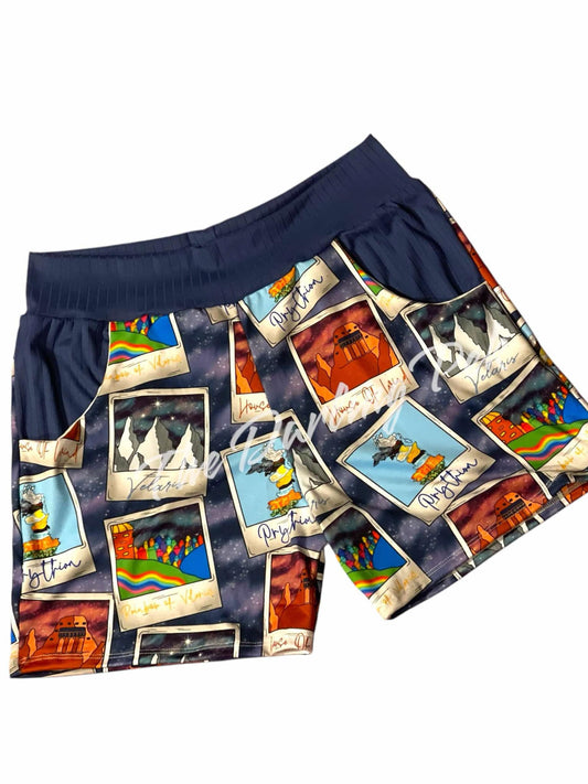 Adult Pocket Shorts - ACOTAR Polaroid