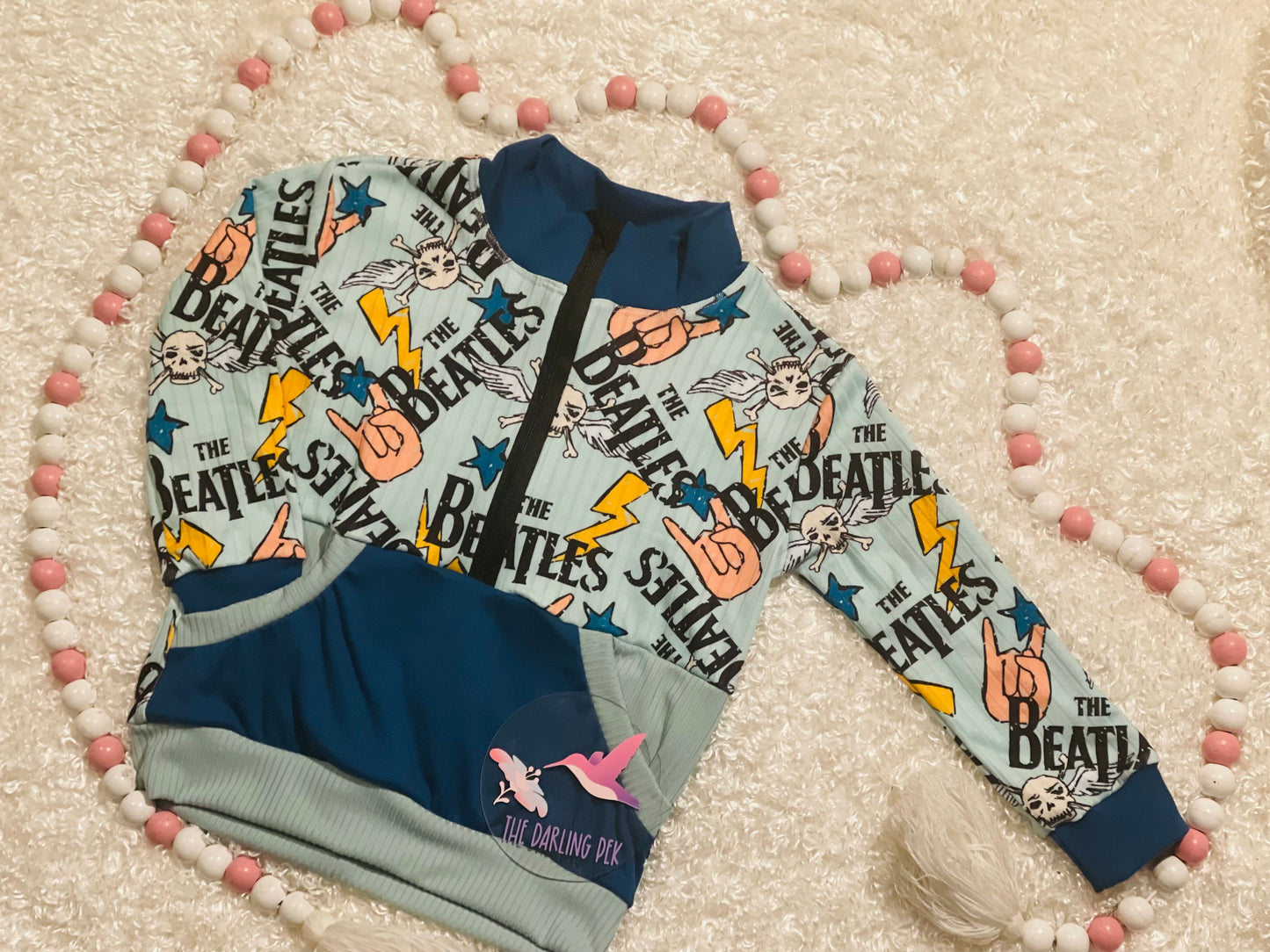 2T Beatles Half Zip Top