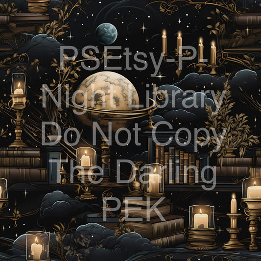 PSEtsy-P-Night Library