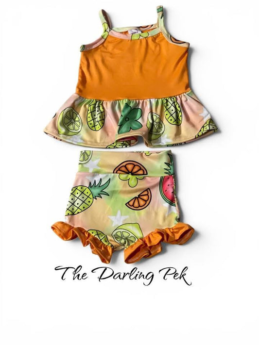 3T Cami Peplum & Ruffle Bummies