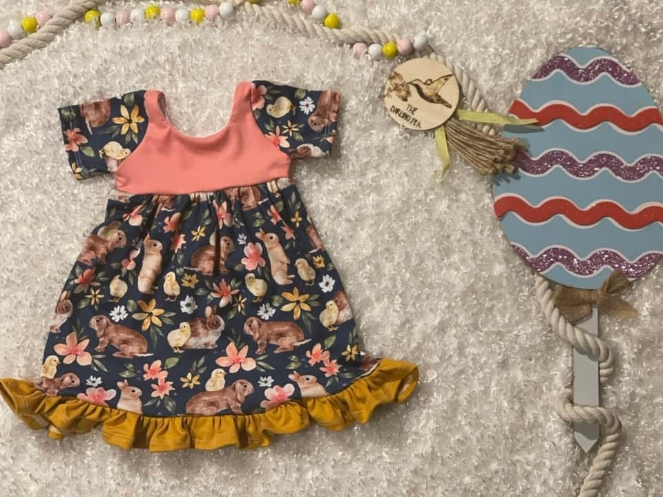 RTS - 0/3m Petal Dress
