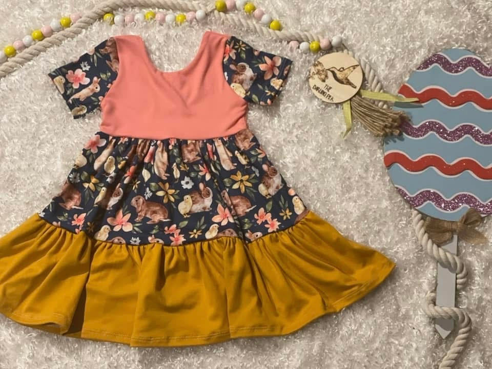 RTS - 12/18m Magnolia Tiered Dress