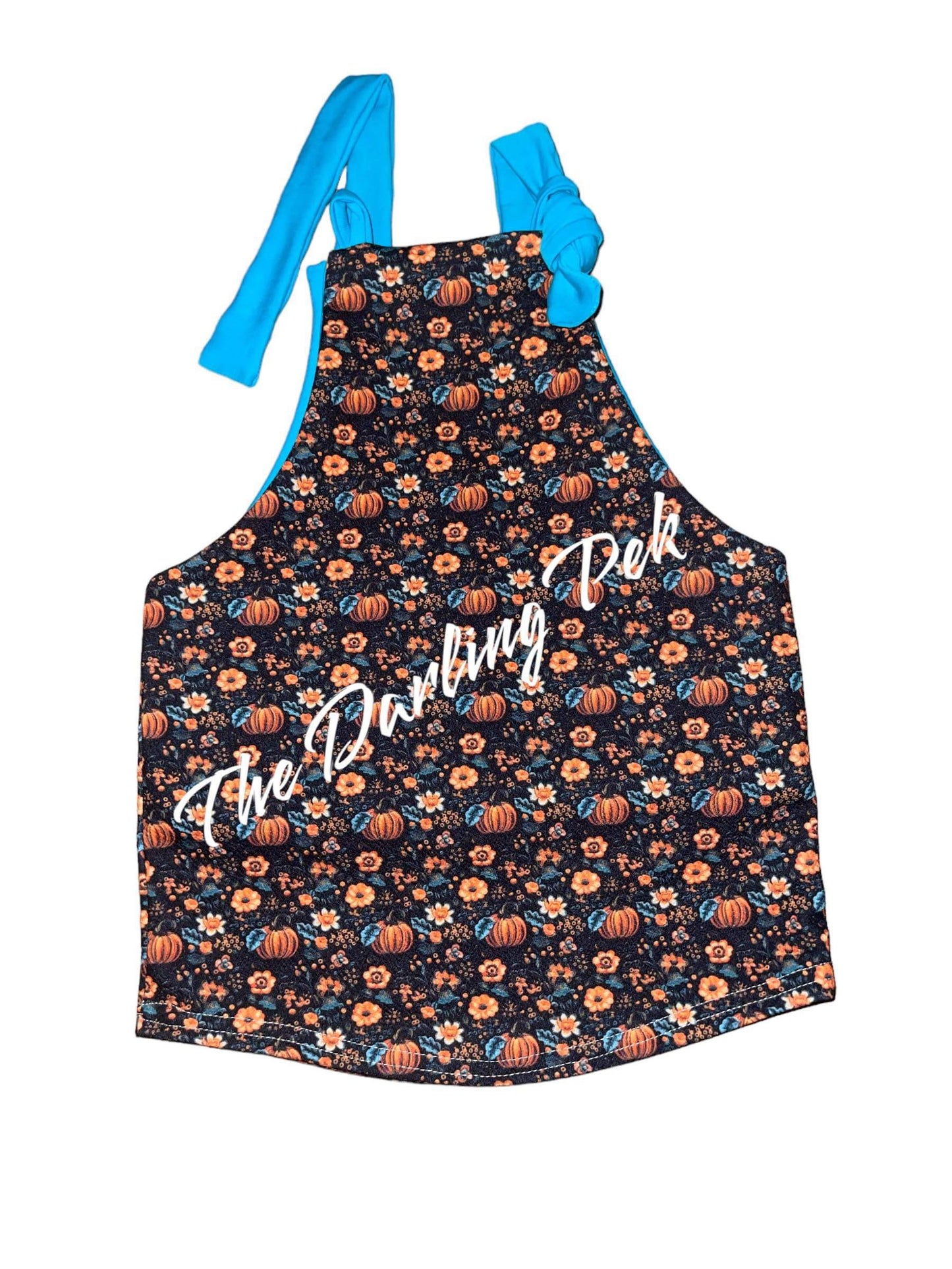 Teal Pumpkin - Knotty Overall Dress