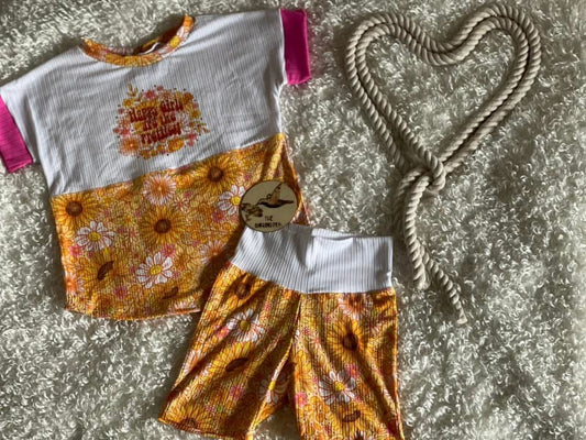 RTS Set - 4T Slate Dolman & Biker Shorts
