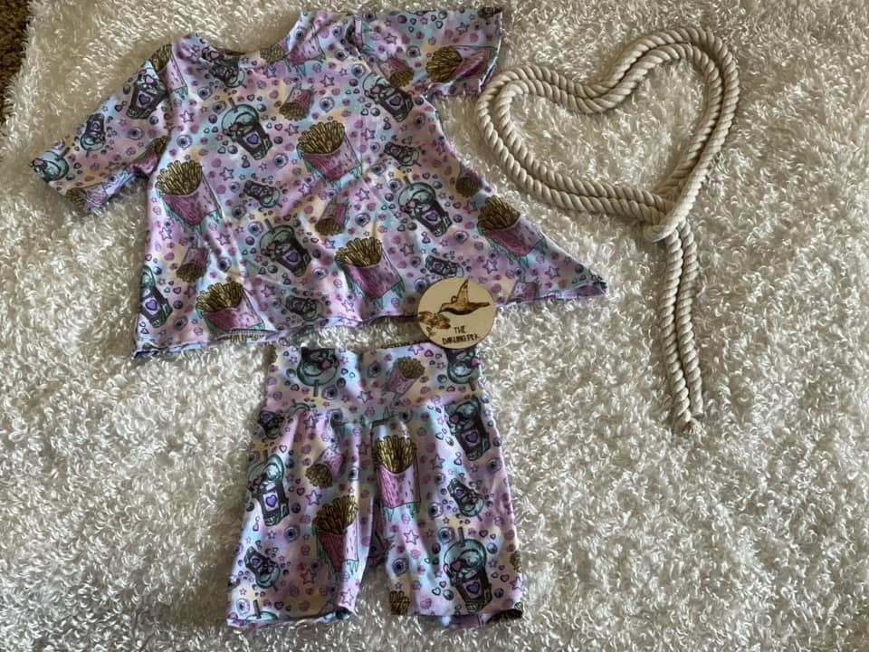 RTS - 4T Set Swing Top & Bike Shorts