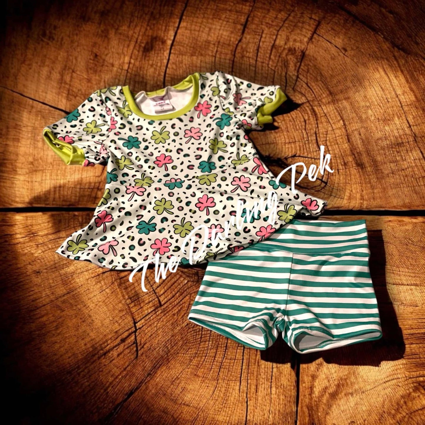 RTS Set - Peplum Top & Mini Bikers