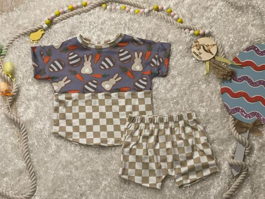 RTS Set - 12/18m Slate & Play Shorts
