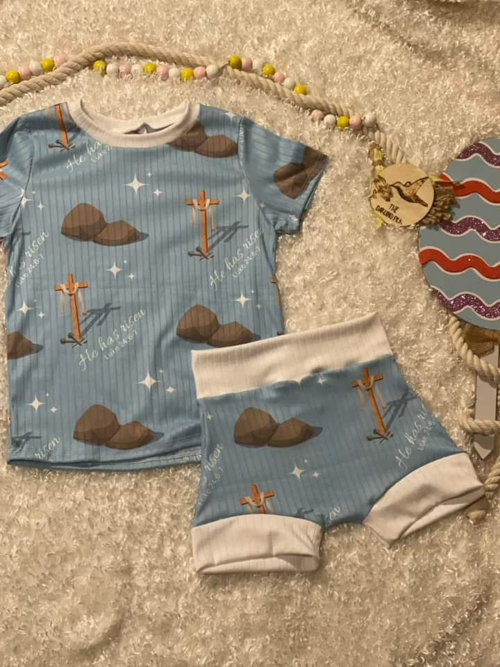 RTS Set Basic Tee & Banded Shorties
