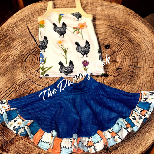 RTS Set - 6-9m Cami Tank & Ruffle Twirl