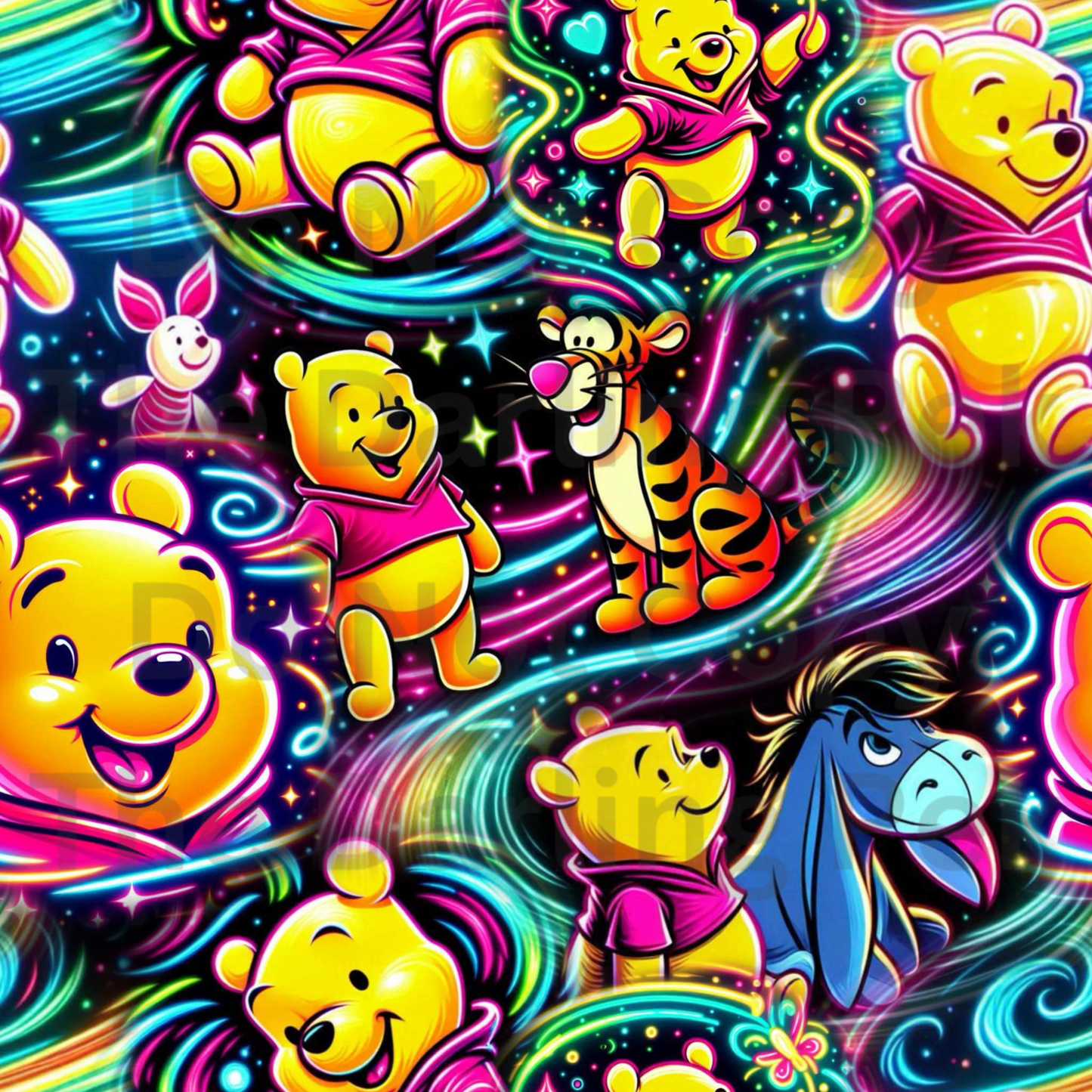 TinySpaceCraft-P-Neon P.Bear & Friends